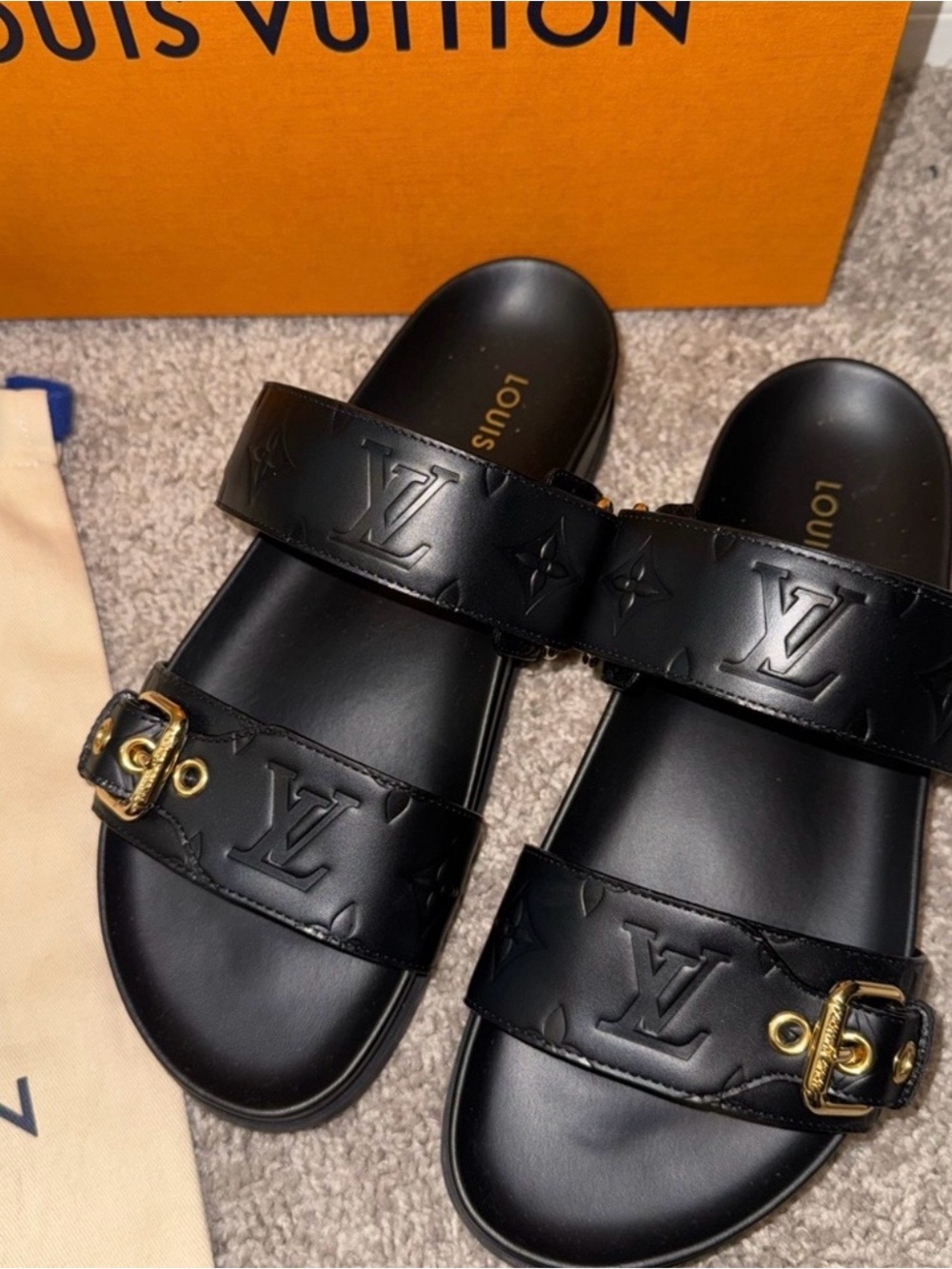 Louis Vuitton Bom Dia Flat Comfort Mule